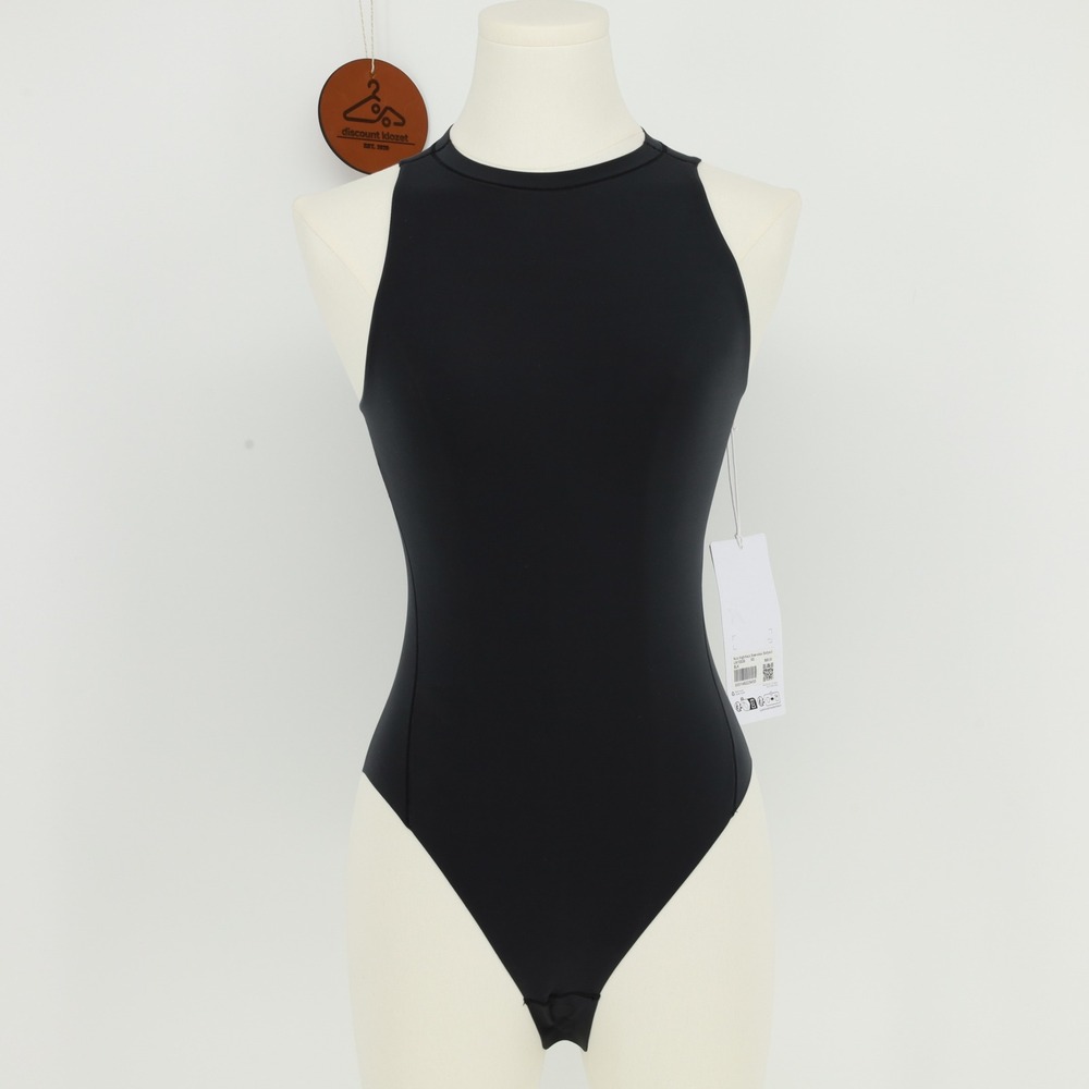 Lululemon Wundermost Ultra-Soft Nulu High-Neck Sleeveless Bodysuit
Black LW1ES3S